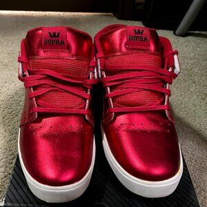 Supra Diablo Erik Ellington Pro Red Foil Skateboard Shoes Mens Size 10